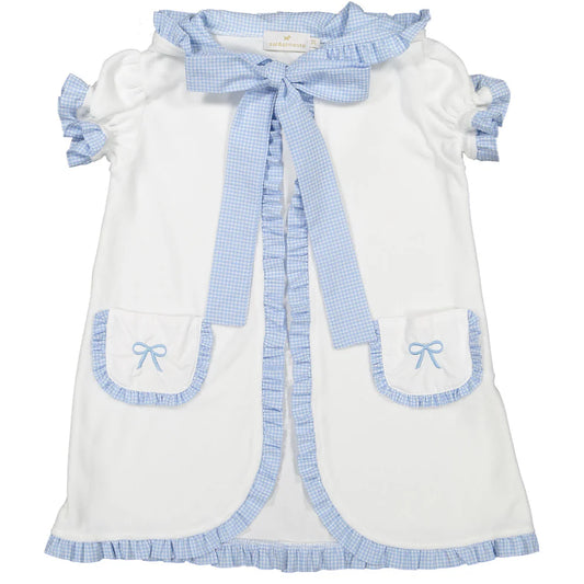 Sal & Pimenta Mini Blue Gingham Coverup