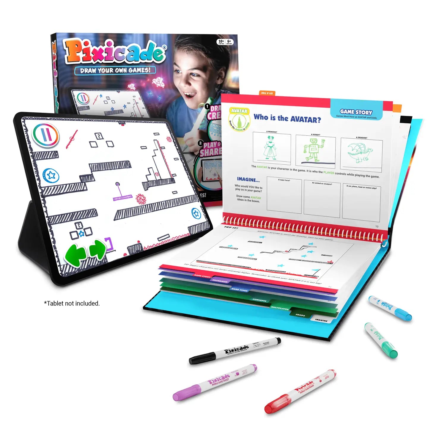 Abacus Pixicade- Draw Your Own Games!