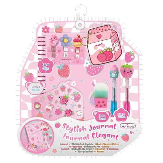 Stylish Journal- Strawberry