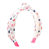 Wee Ones Back to School ABC Print Knot Headband