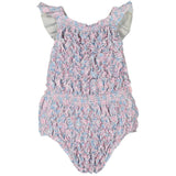 Sal and Pimenta Cotton Candy Lycra Frilled Swimsuit