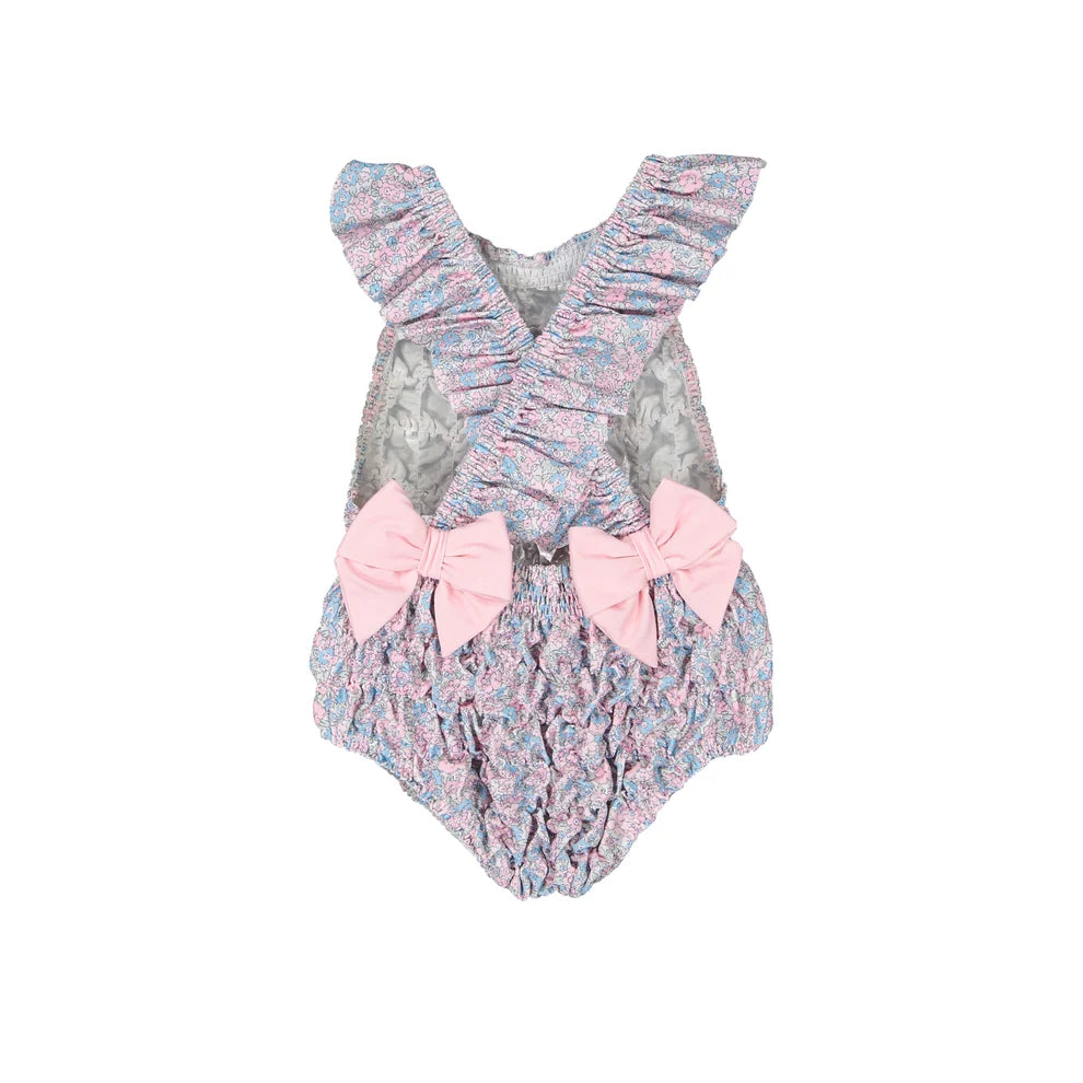 Sal and Pimenta Cotton Candy Lycra Frilled Swimsuit