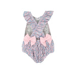 Sal and Pimenta Cotton Candy Lycra Frilled Swimsuit