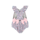 Sal and Pimenta Cotton Candy Lycra Frilled Swimsuit