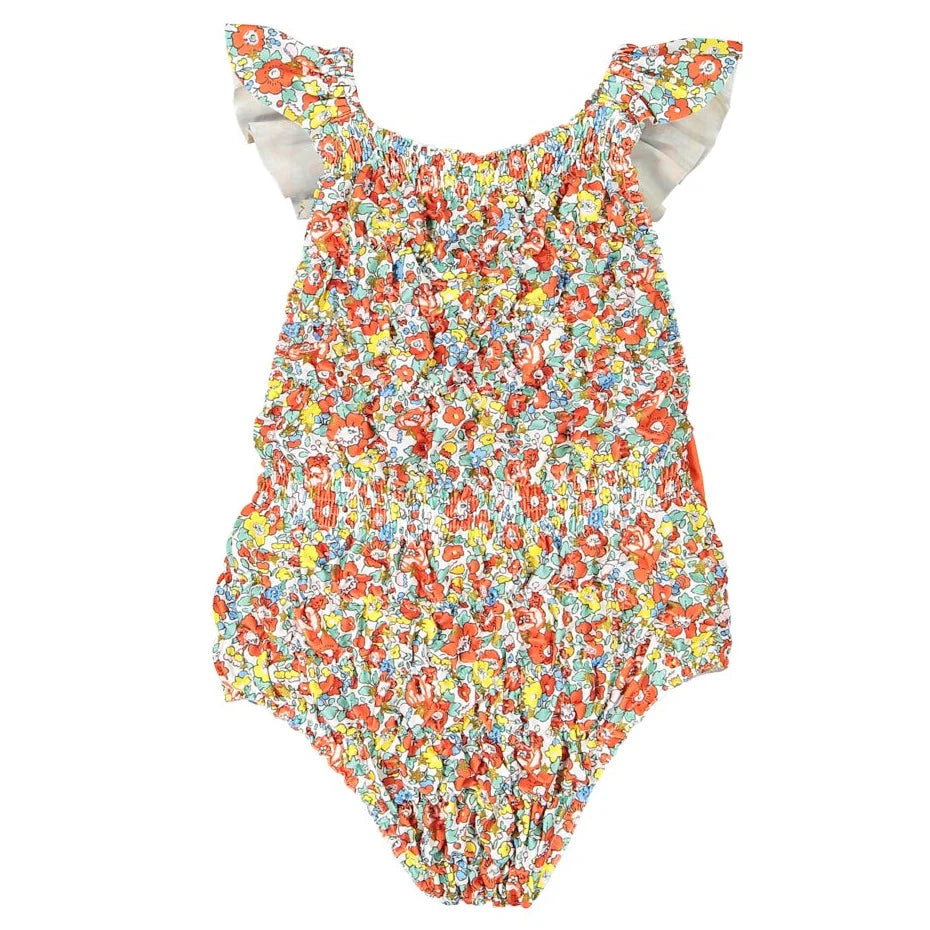Sal and Pimenta Merry Flowers Frilled Swimsuit