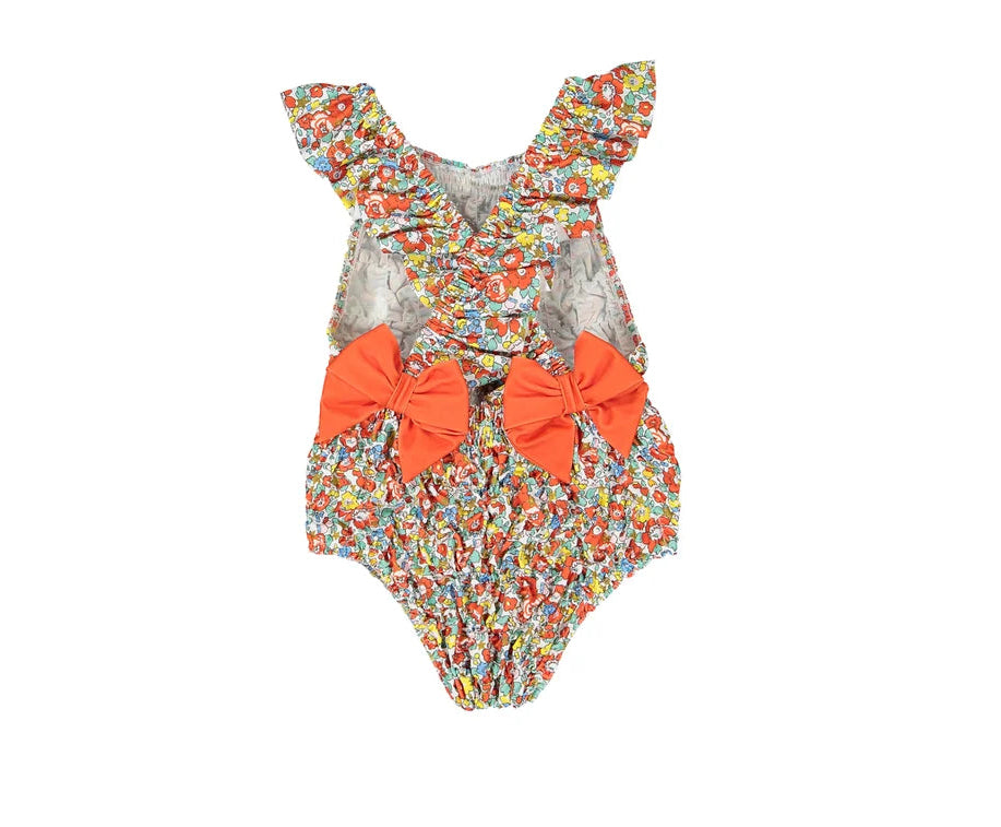 Sal and Pimenta Merry Flowers Frilled Swimsuit
