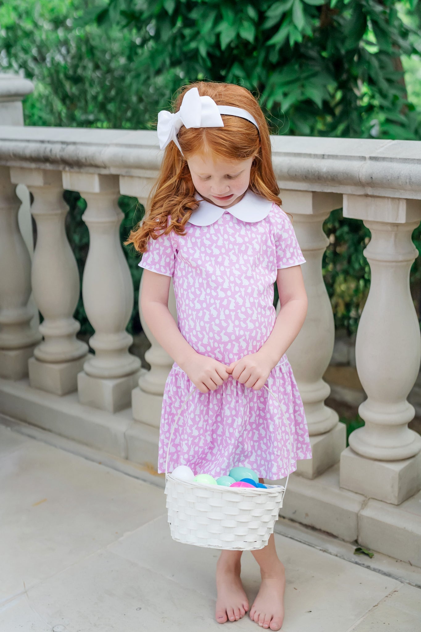 Libby Girls' Dress - Easter Time Pink