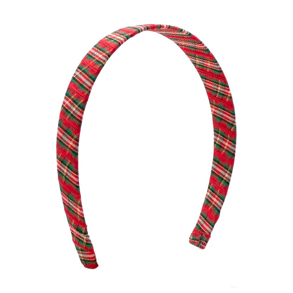 Wee Ones Christmas Plaid Headband