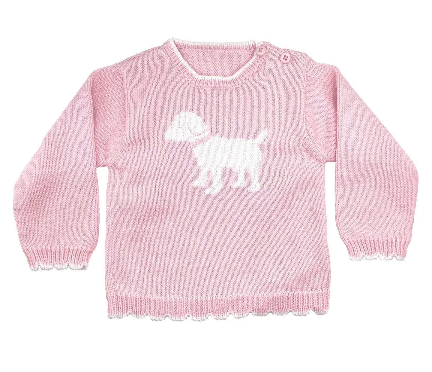 Zubels Pink Dog Sweater