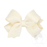 Wee Ones Medium Sparkle Velvet and Grosgrain Underlay Hair Bow