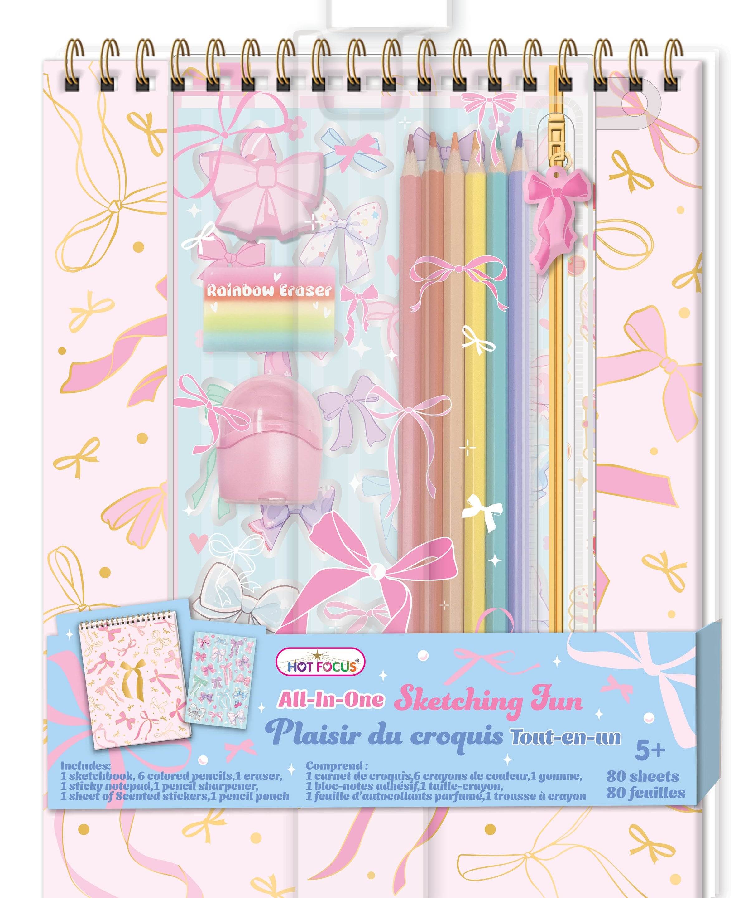 Hot Focus Sketching Fun- Bowtiful