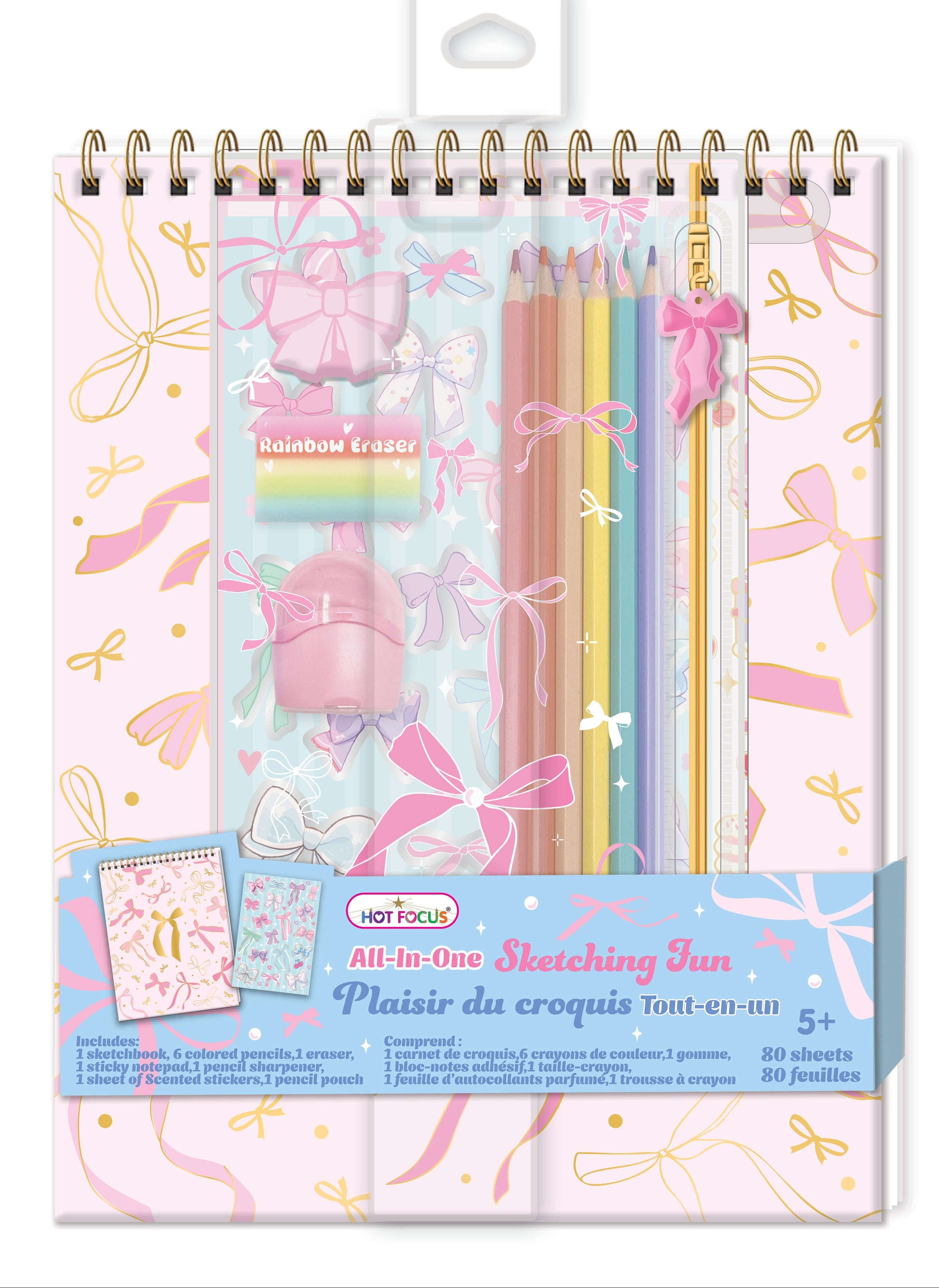Hot Focus Sketching Fun- Bowtiful