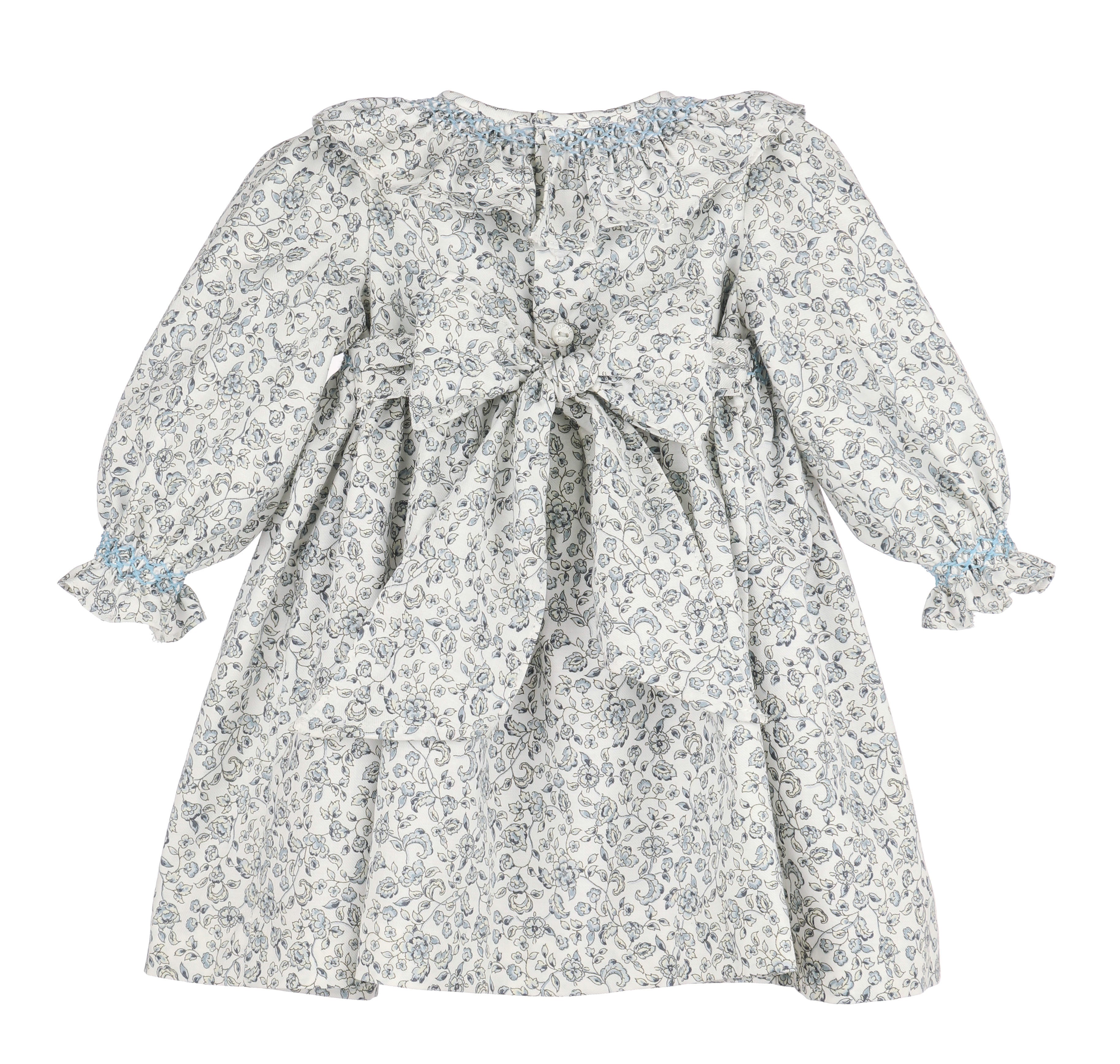 Sophie and Lucas Heirloom Floral Dress- Blue