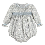 Sophie and Lucas Heirloom Floral Bubble- Blue