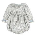 Sophie and Lucas Heirloom Floral Bubble- Blue