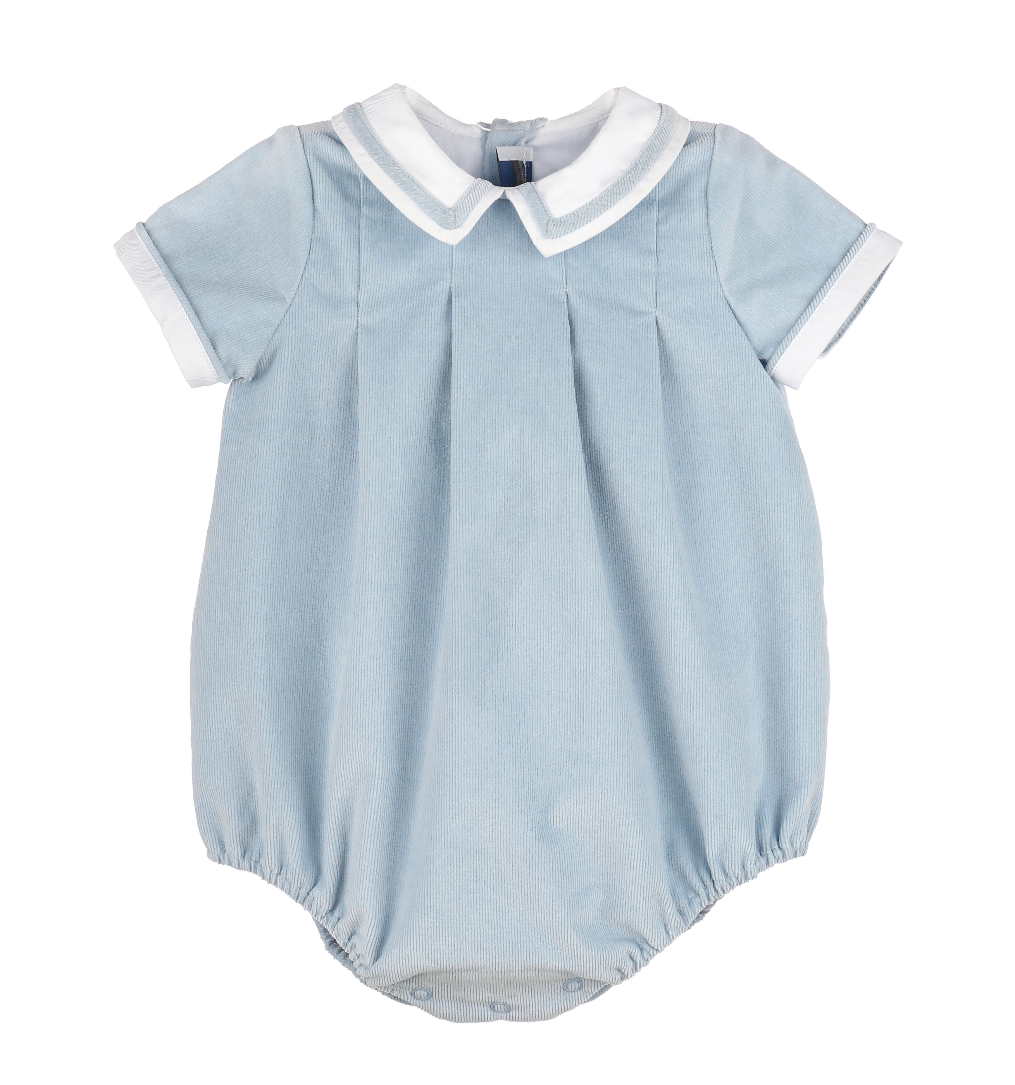 Sophie and Lucas Vintage Cords Boy Bubble- Blue
