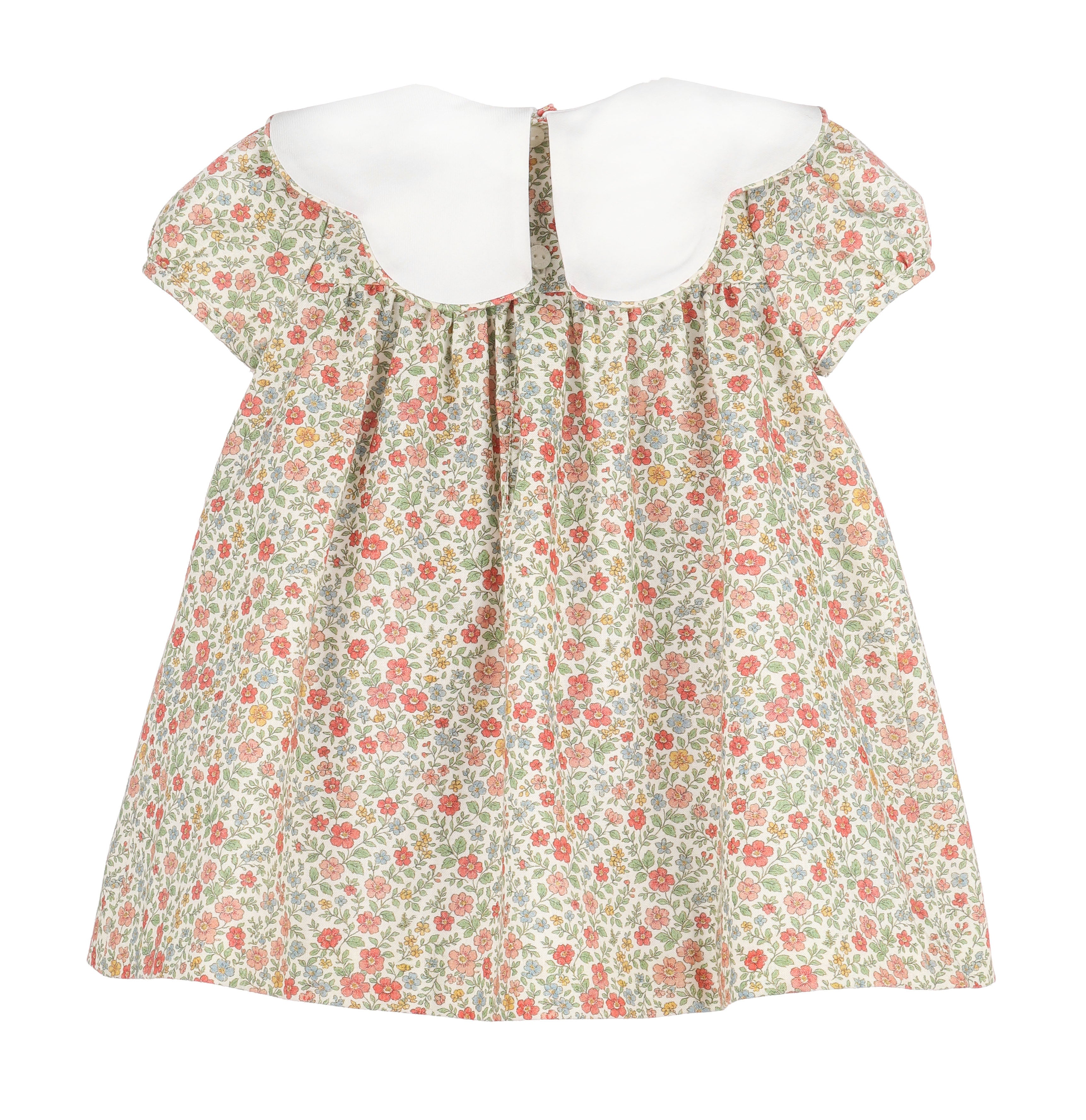 Sophie and Lucas Storybook Vintage Scallop Dress- Orange