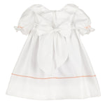 Sophie and Lucas Pumpkin Ruffle Dress- White