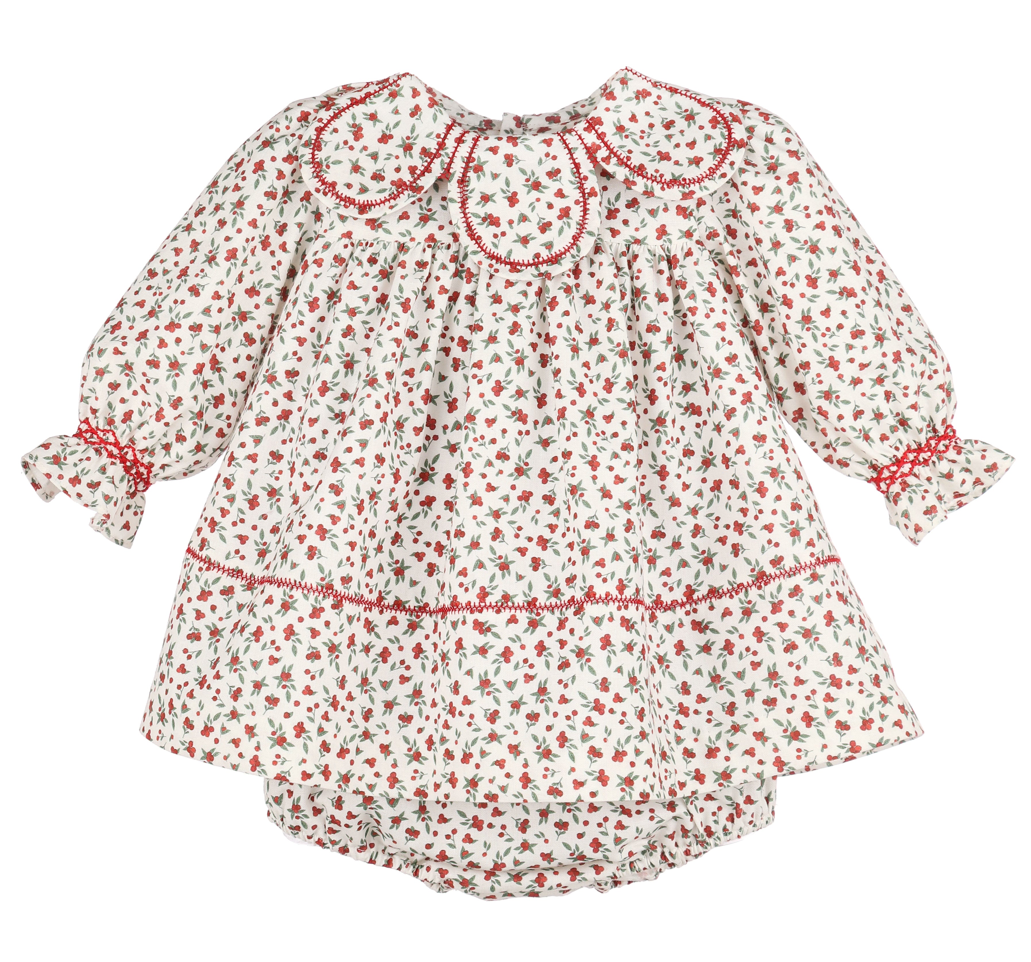 Sophie and Lucas Winterberry Petal Float Dress- Red