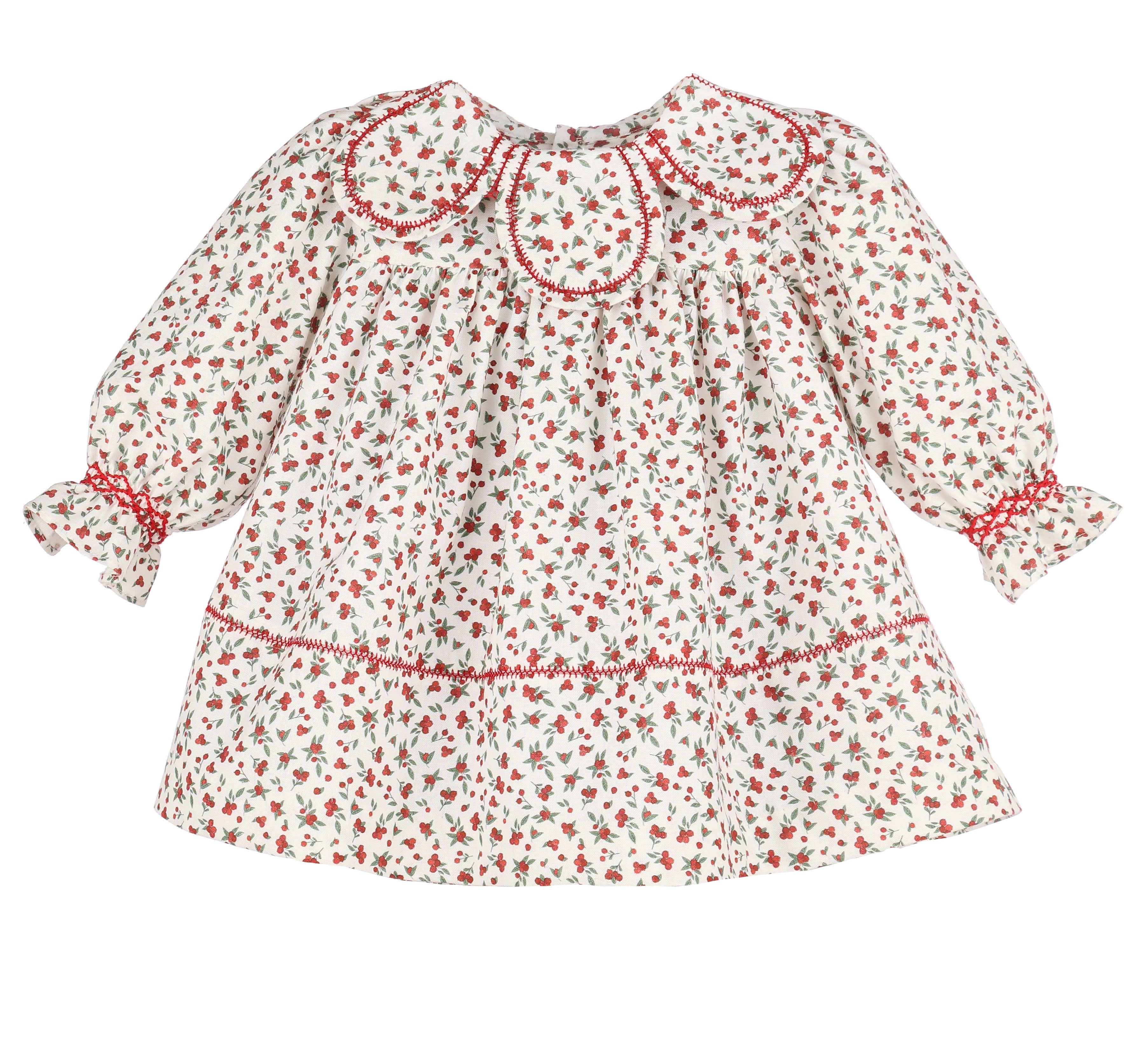 Sophie and Lucas Winterberry Petal Float Dress- Red