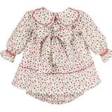 Sophie and Lucas Winterberry Petal Float Dress- Red