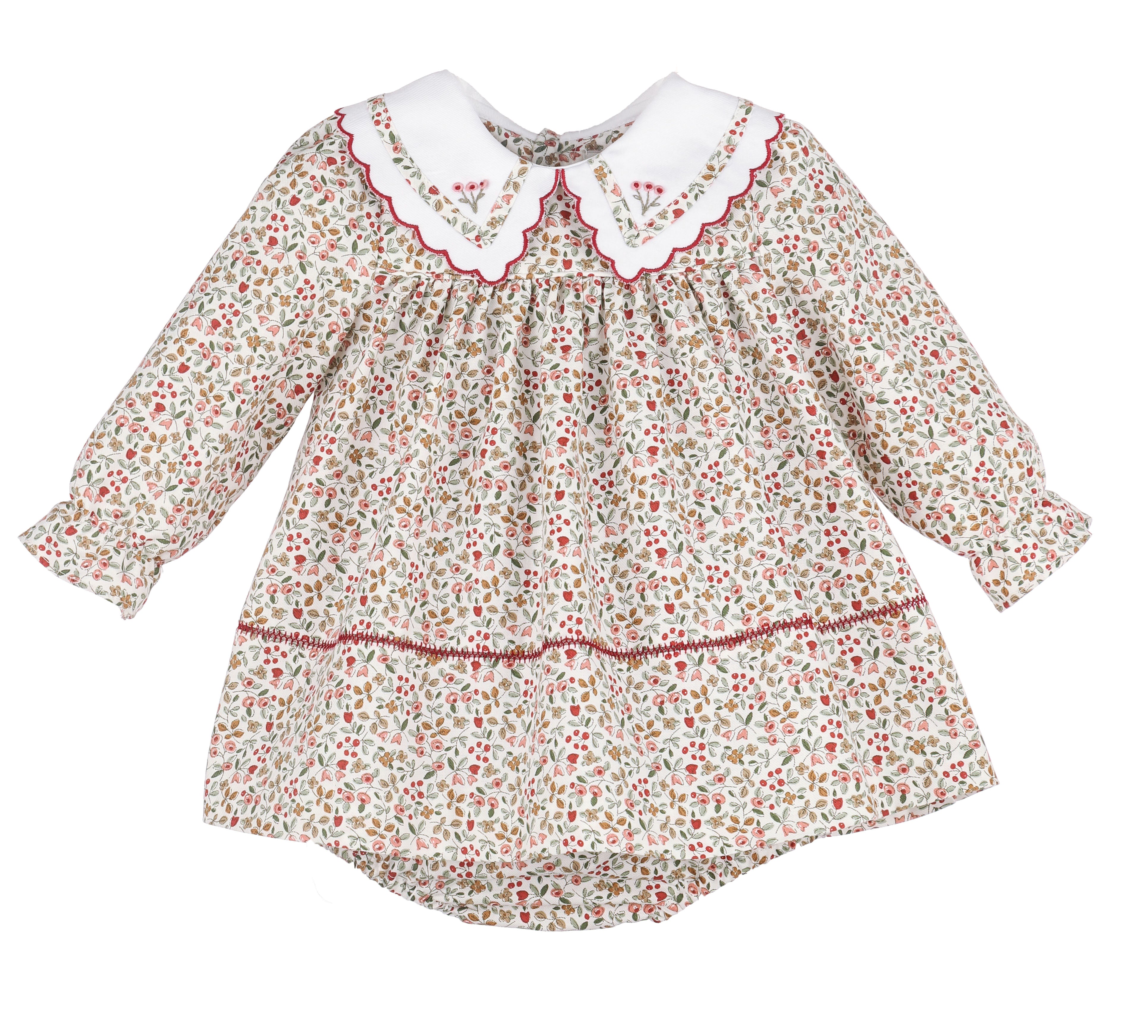 Sophie and Lucas Claret Berries Miller Dress- Red