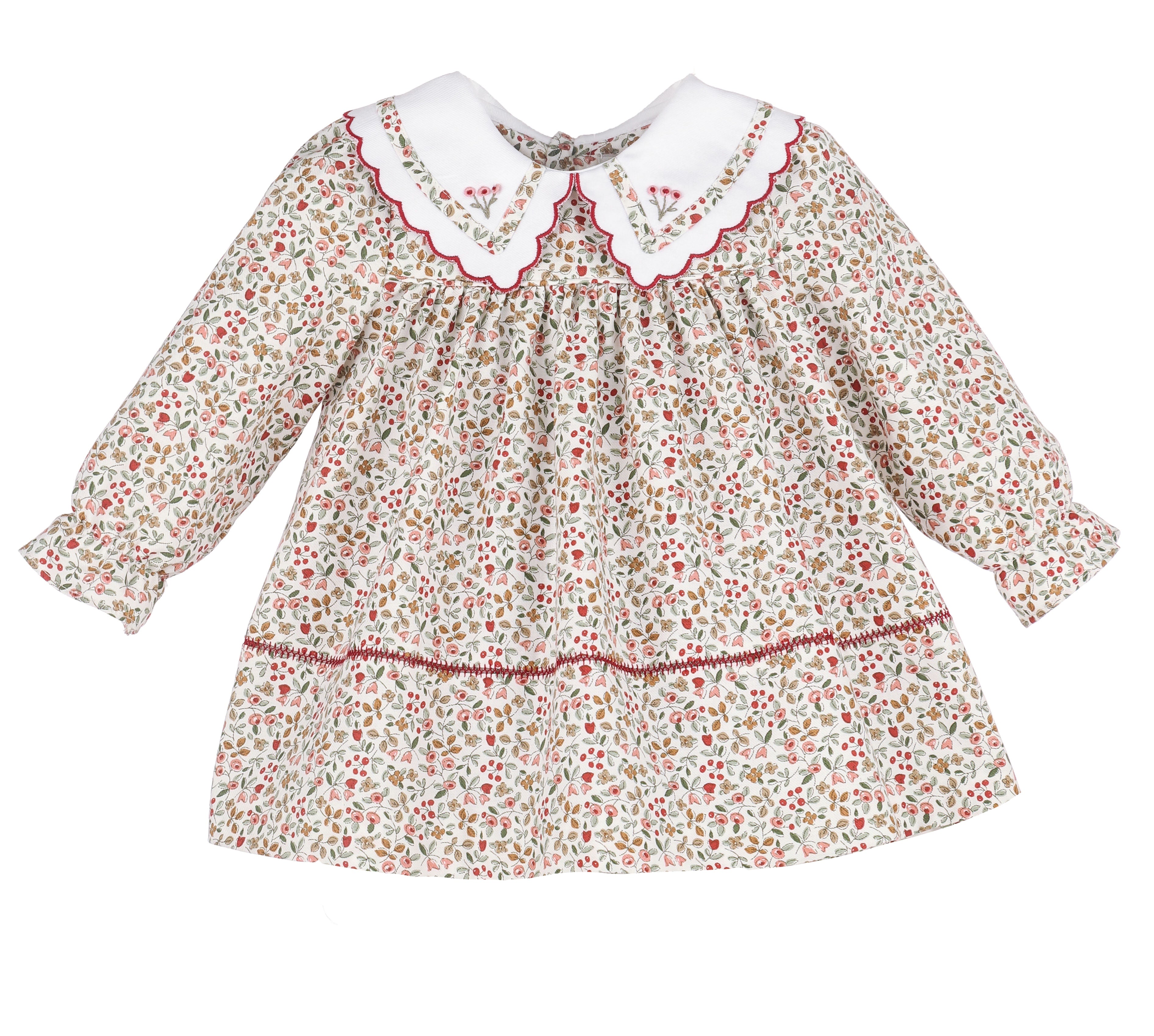 Sophie and Lucas Claret Berries Miller Dress- Red