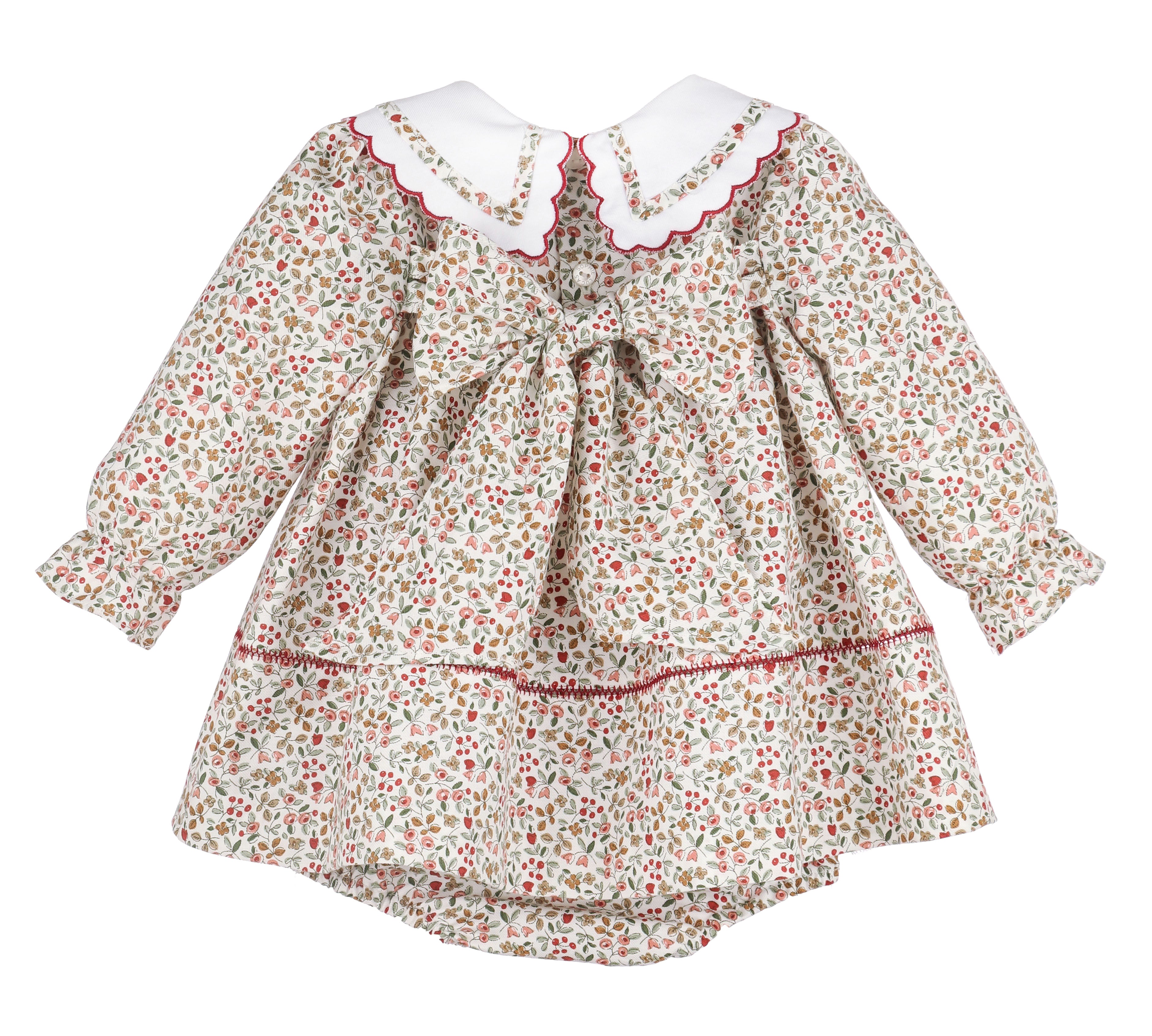 Sophie and Lucas Claret Berries Miller Dress- Red