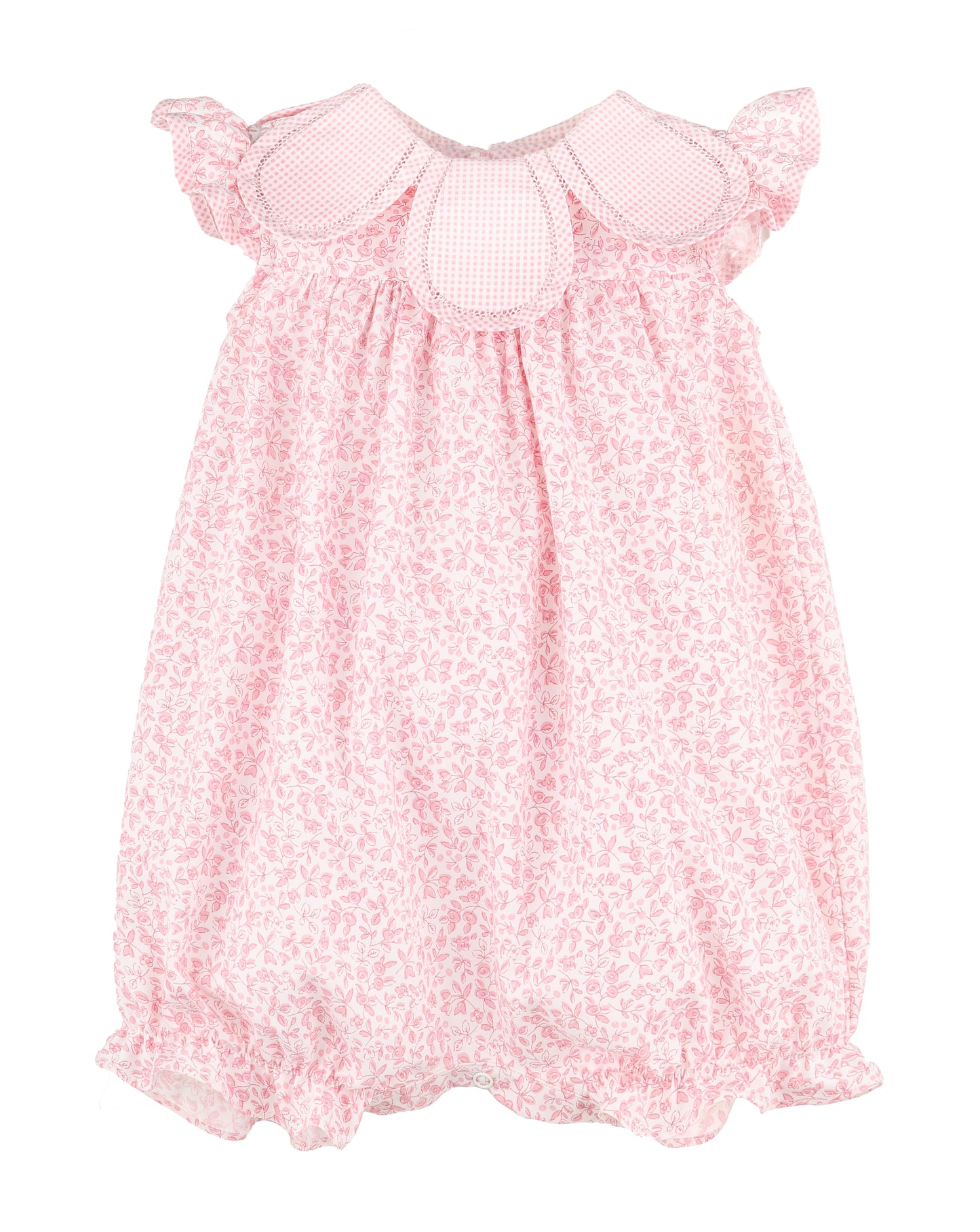 Sophie and Lucas Pink Blooms Petal Playsuit