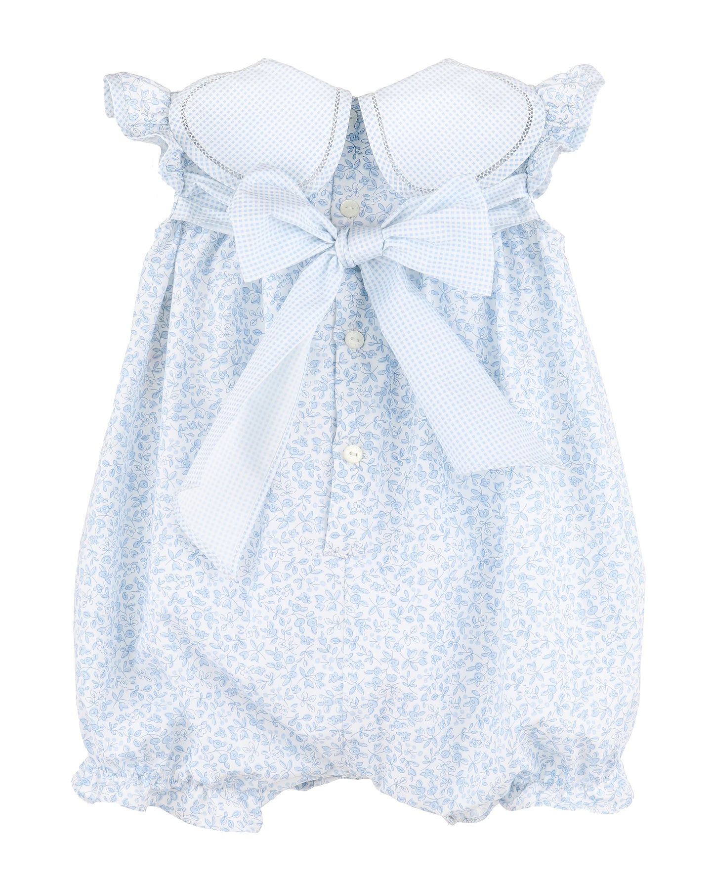 Blue Blooms Petal Playsuit
