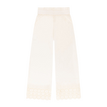 Minnow Girls Cream Schiffly Pants