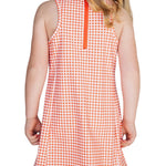 Scarlet and Gold The Grace Gingham Dress- Hook 'Em Horns 