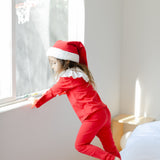 Red Holiday Elf Pajama Costume