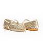 Children Chic Classic Glitter Mary Janes in Gold