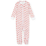 Lila and Hayes Parker Zipper Pajama - Whimsical Santa