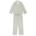 Lila and Hayes Alee Women's Long Sleeve Pant Set - Tree Topper Bows