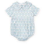Lila and Hayes Palmer Boys' Bubble - Golf Crest Blue