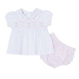 Magnolia Baby Anna Smocked Diaper Cover Set