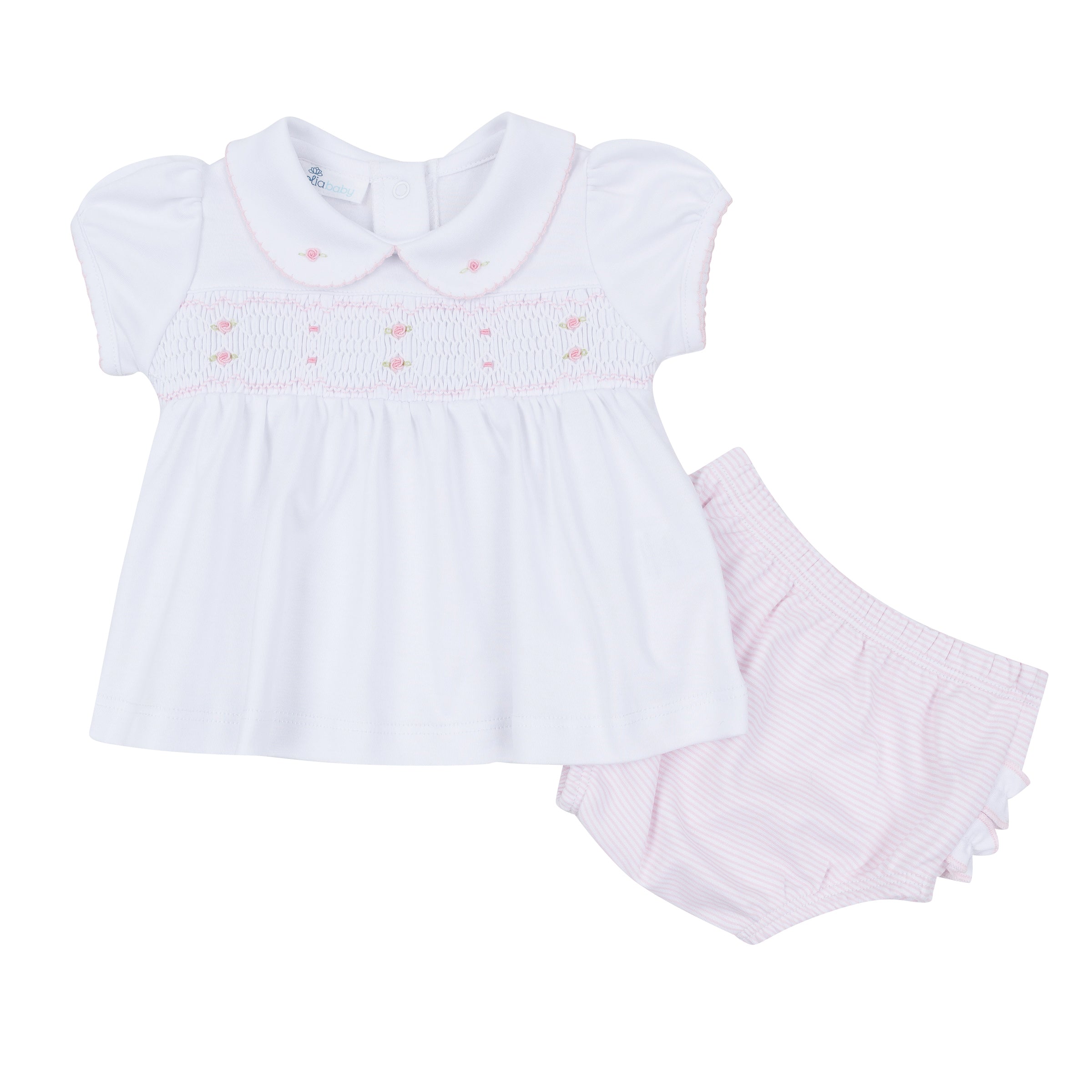 Magnolia Baby Anna Smocked Diaper Cover Set