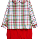 Little English Nottingham Short Set- Douglas Plaid