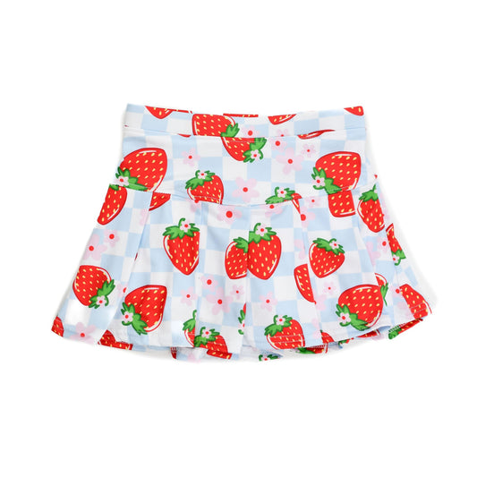 Azarhia Strawberry Tennis Skirt for Kids