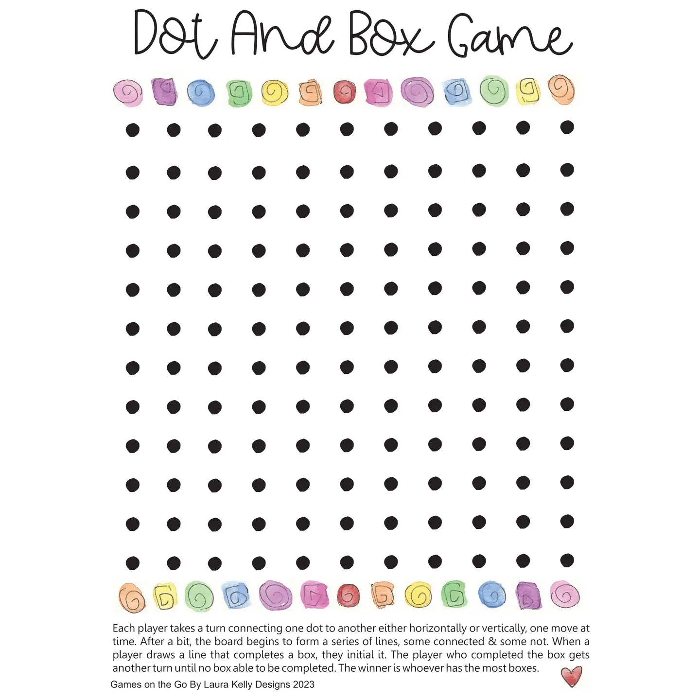 Games on the Go - Dots & Boxes