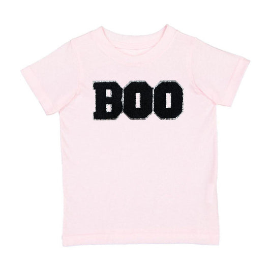 Sweet Wink Boo Patch Halloween Short Sleeve T-Shirt - Ballet