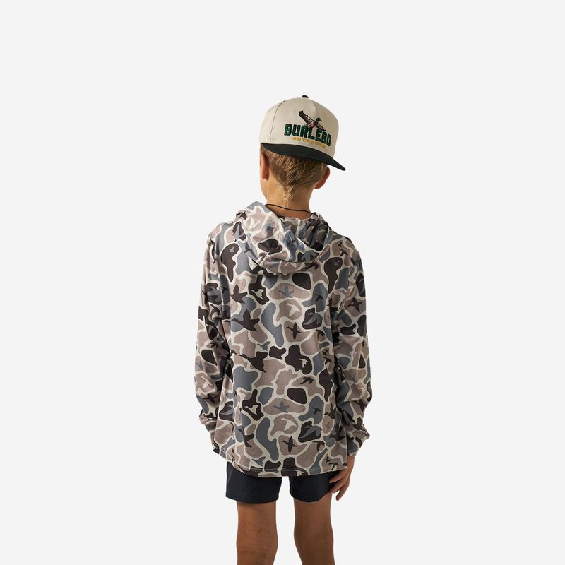 Burlebo Mallard Mayhem Camo Performance Hoodie