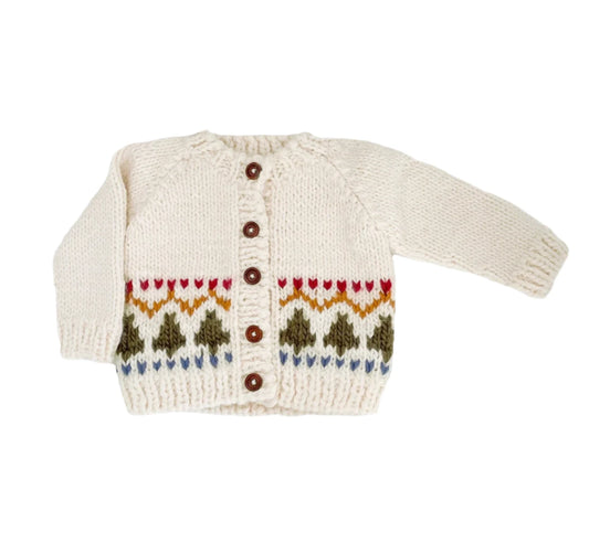 The Blueberry Hill Tree Fair Isle Cardigan 