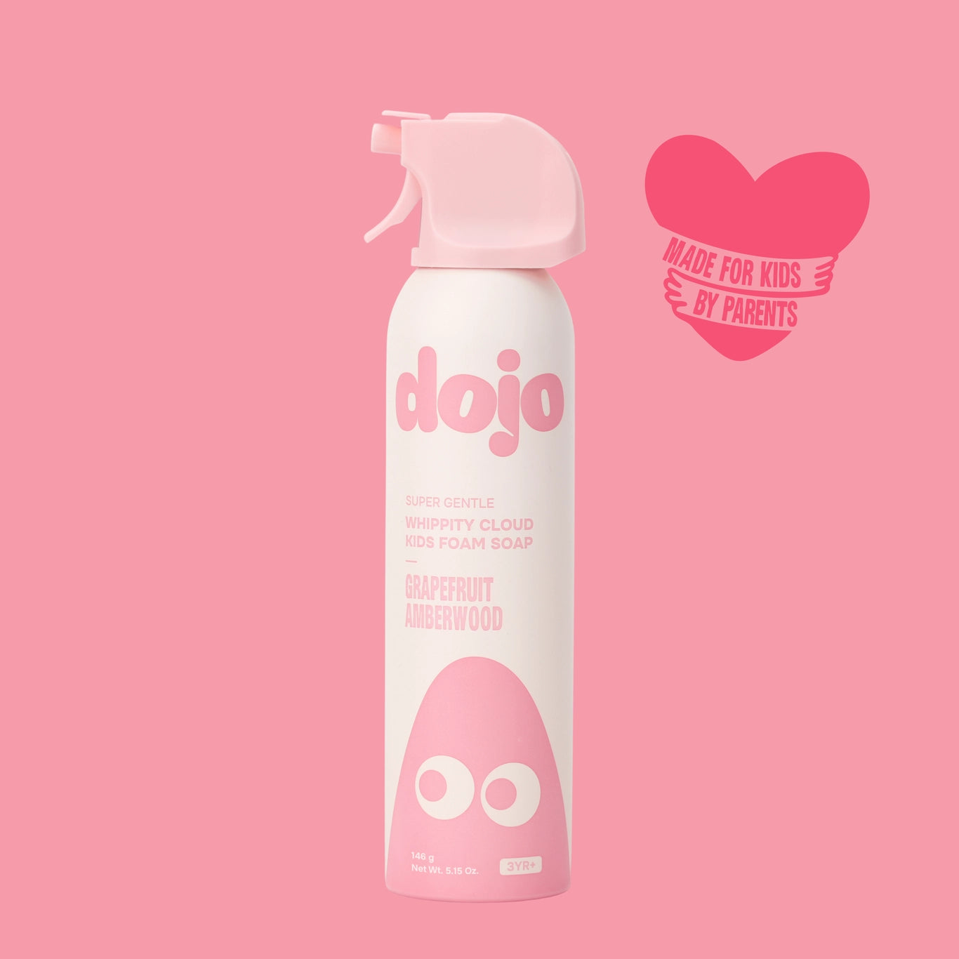 Dojo Whippity Cloud Kids Foaming Soap- Grapefruit Amberwood