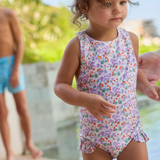 Girls Orchid Floral Ballerina One Piece