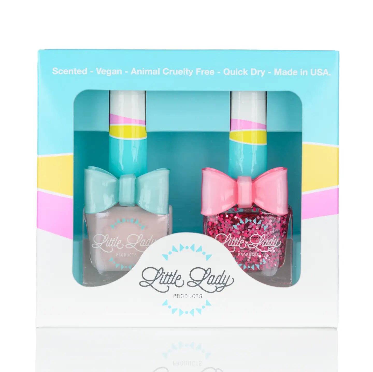 Little Lady Nail Polish Duo - Cottontail Candy Crush Duo