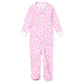 Lila and Hayes Parker Girls' Zipper Pajama - Confetti Hearts Pink