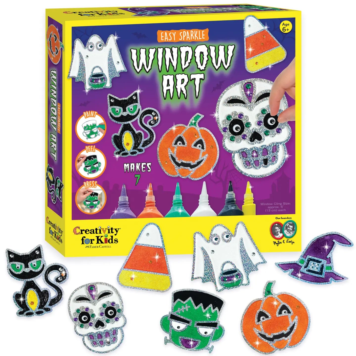 Faber-Castell Halloween Easy Sparkle Window Art